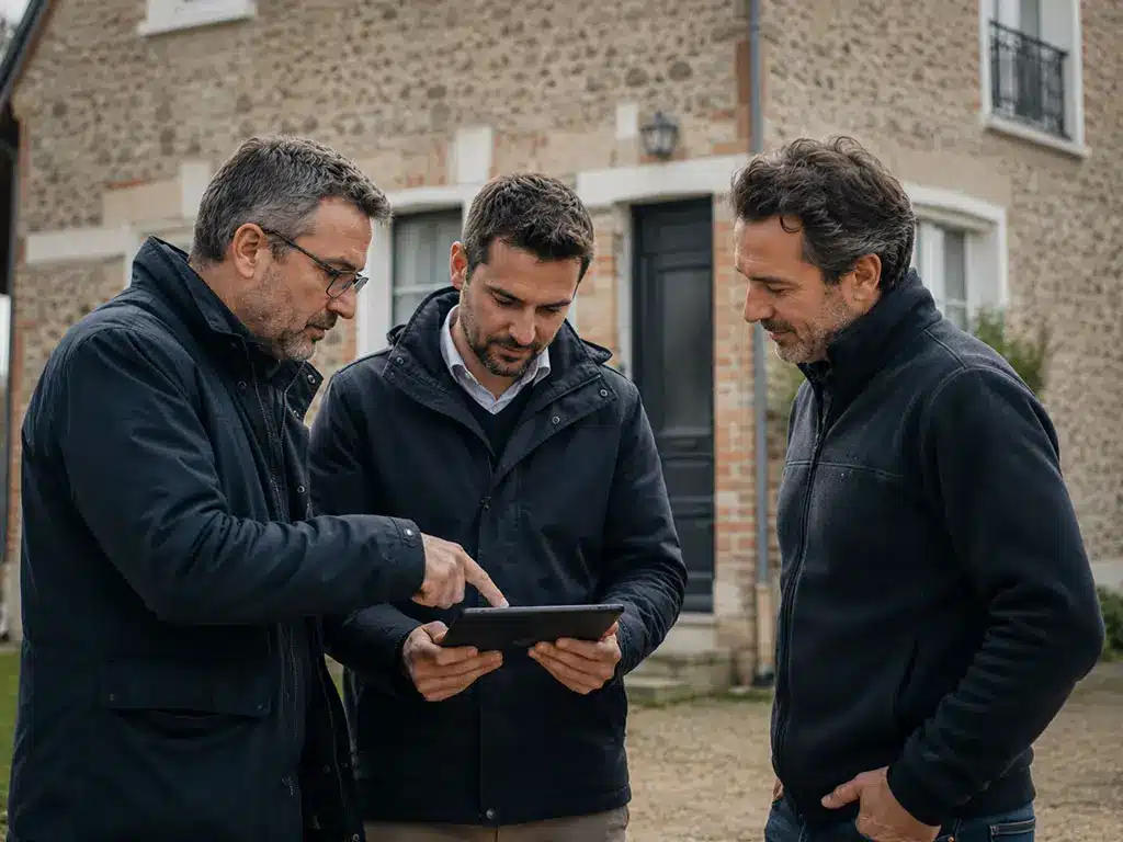 Experts du réseau échangeant sur un dossier entre confrères